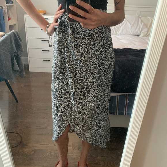 American Eagle Leopard Print Midi-skirt - Picture 4 of 5